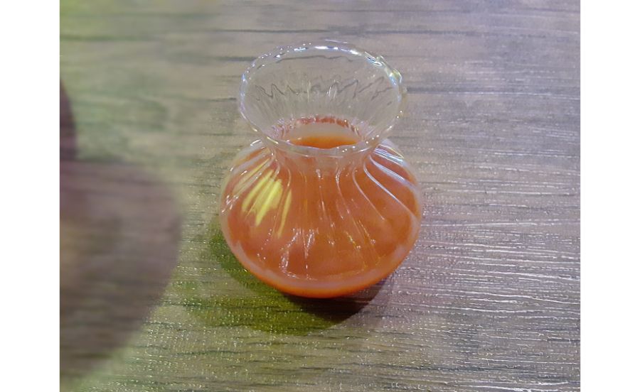 かき氷専門店「たから」の追いシロップ