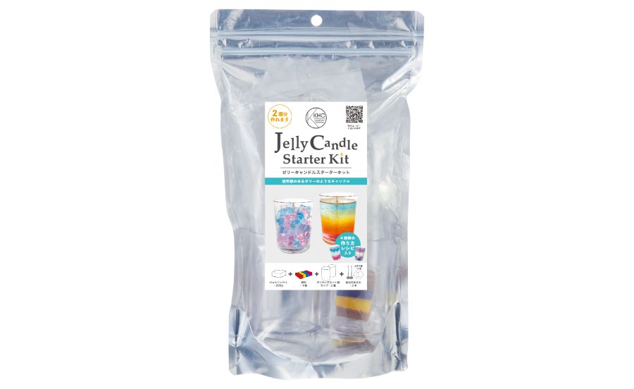 ゼリーキャンドルスターターキットのパッケージ