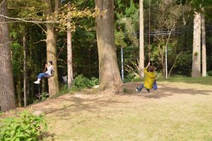 六甲山カフェの遊具