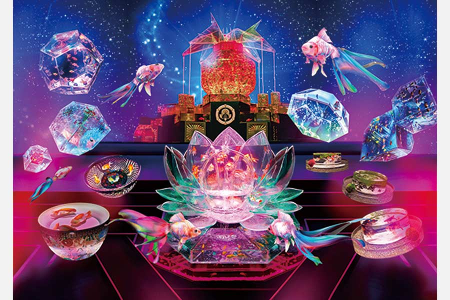 アートアクアリウム誕生15周年記念祭　ABC創立70周年記念「アートアクアリウム展 ～大阪・金魚の艶（つや）～」9月5日（日）まで