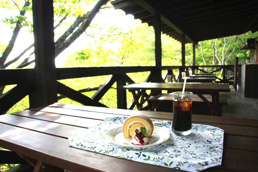 エーデルワイスのケーキセット