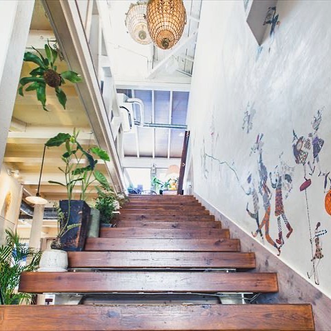 ハーミットグリーンカフェの内観