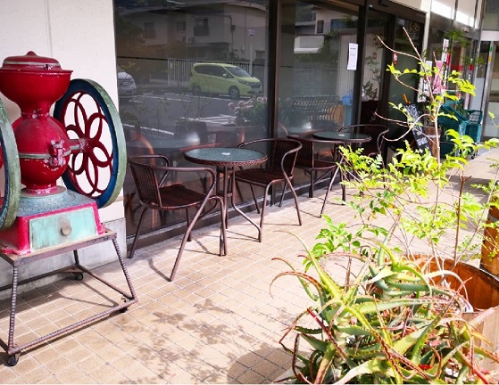 いまむらのテラス席