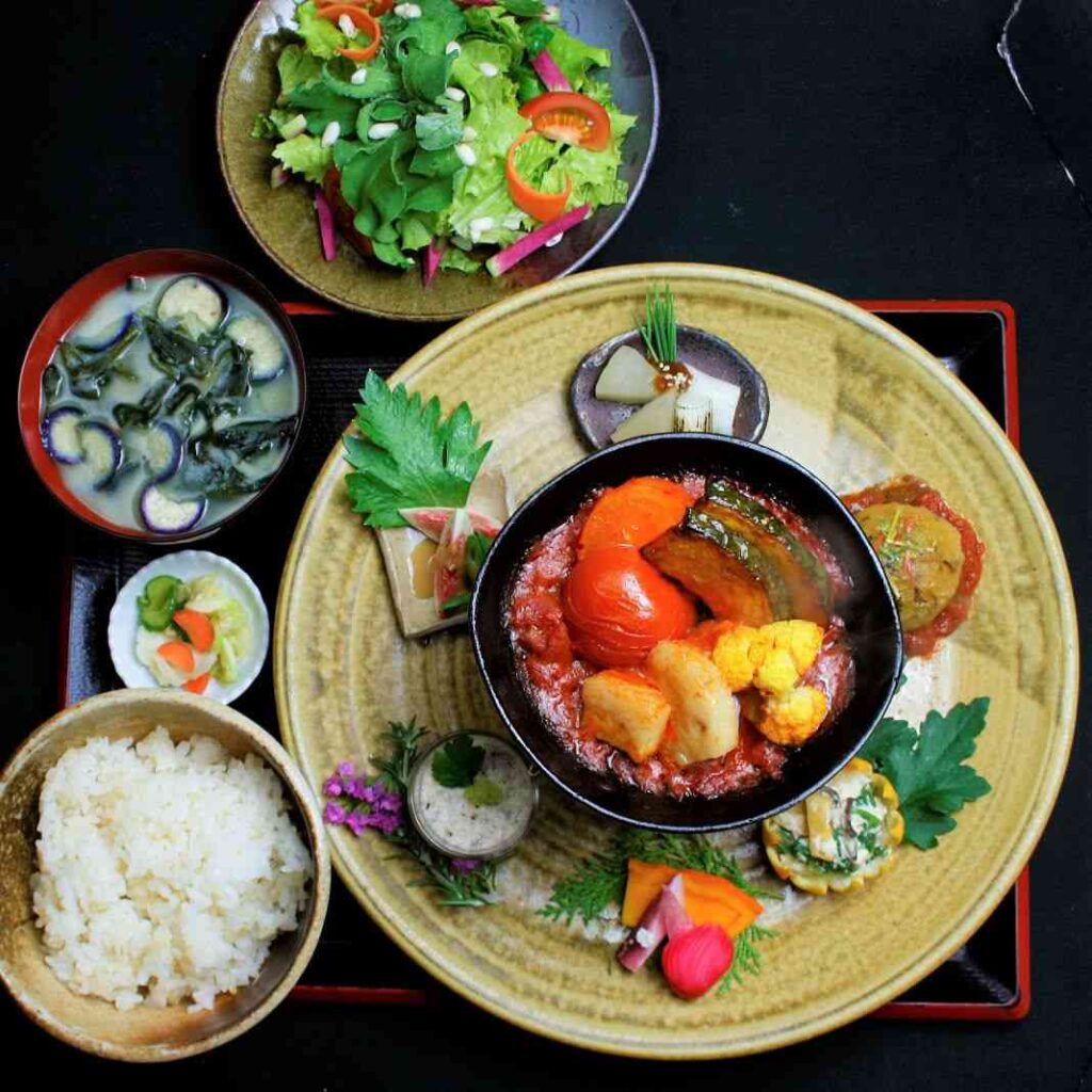 野菜たっぷり花様のランチ