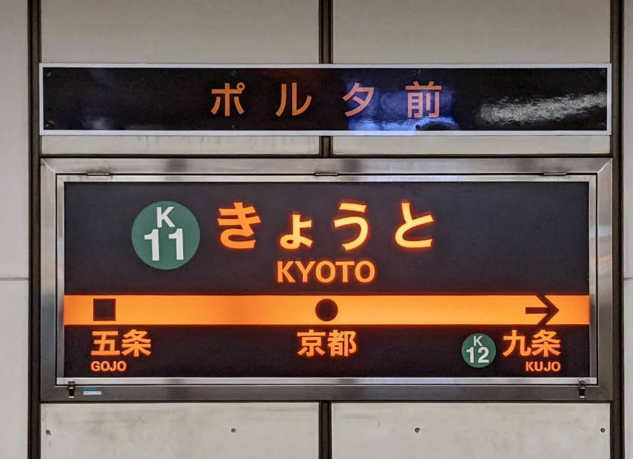 京都市営地下鉄・京都駅