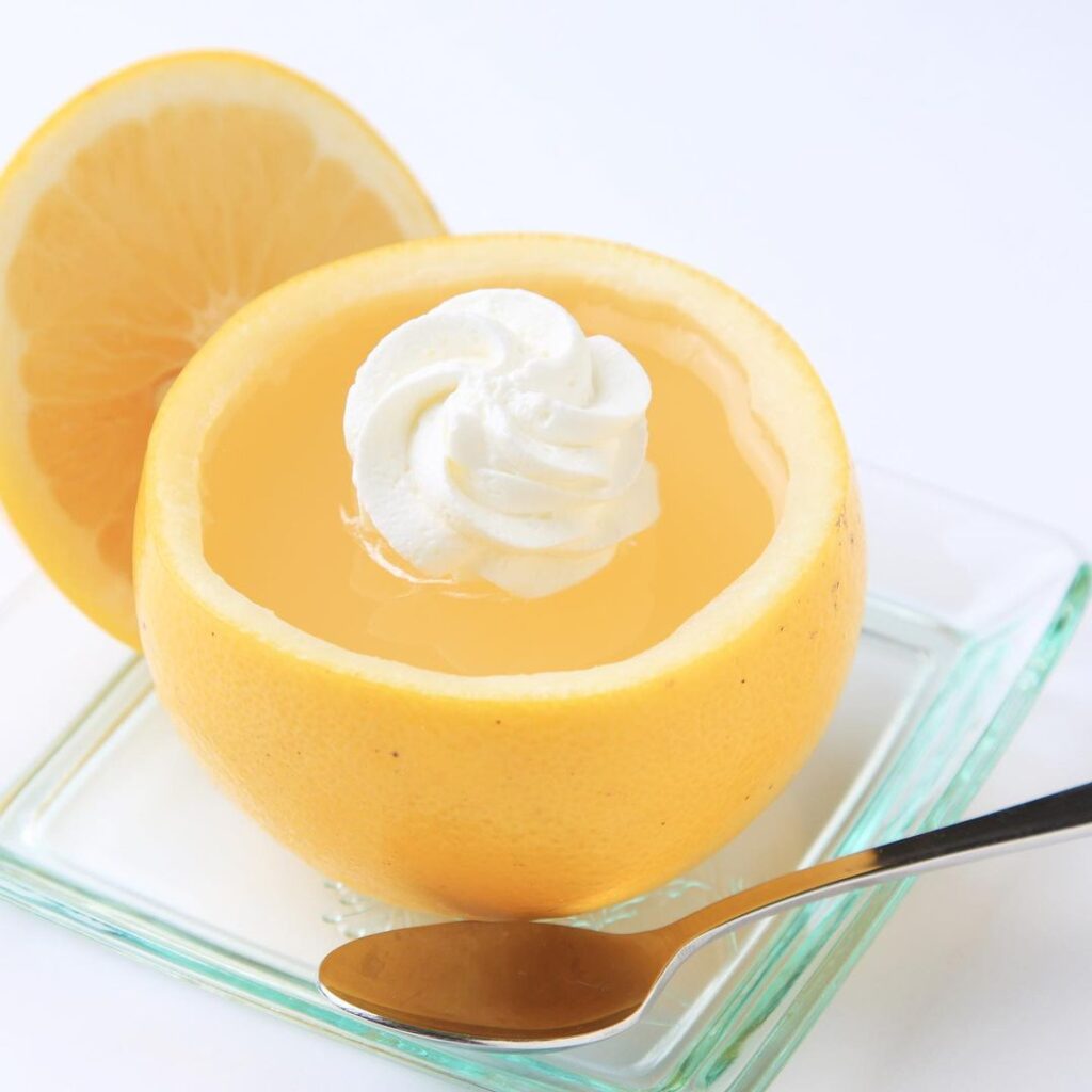 クリケットのグレープフルーツゼリー