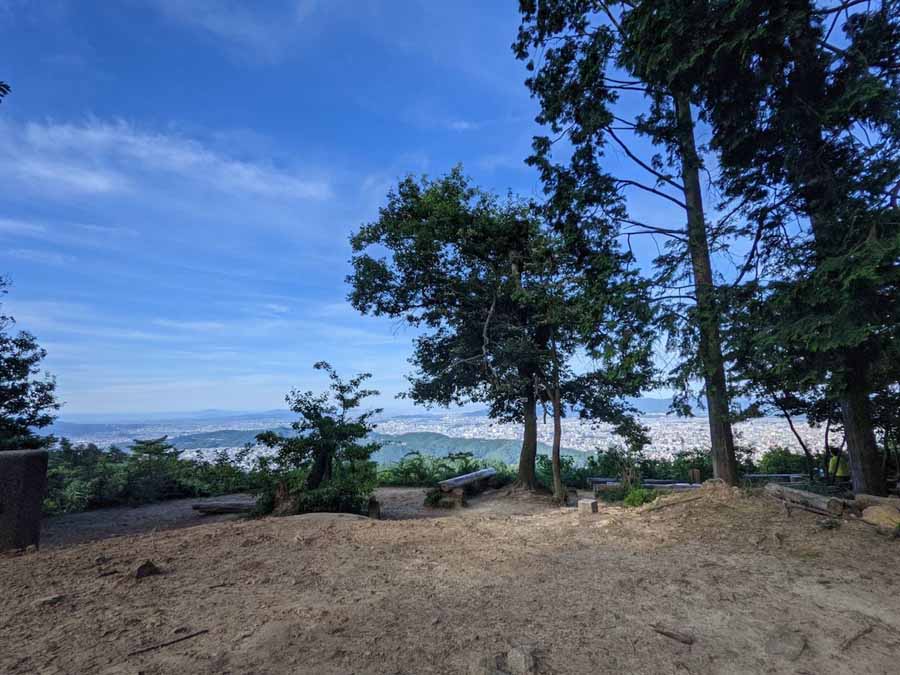 大文字山ハイキング 頂上からの眺望
