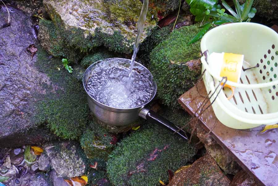 大文字山ハイキングコース 水場