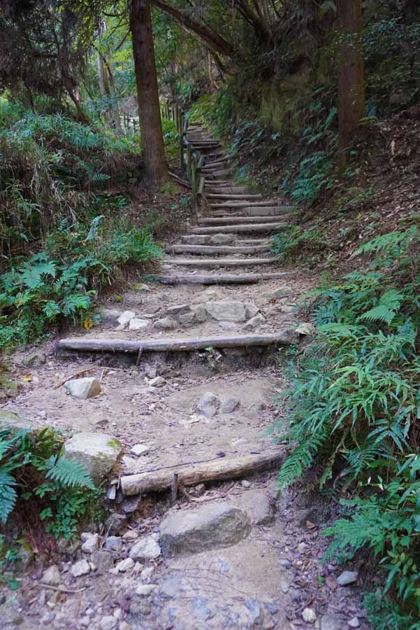 大文字山ハイキングコース 階段