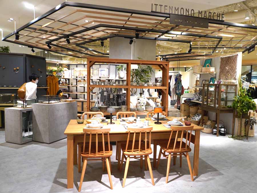 阪神梅田本店のリンネルプロデュースの売り場