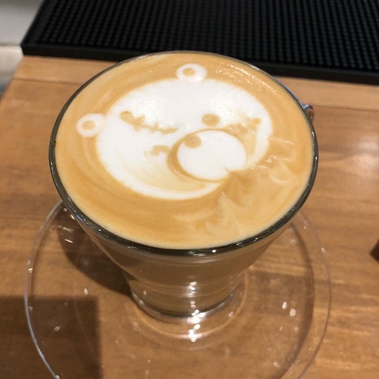 ルーチェカルドのラテ