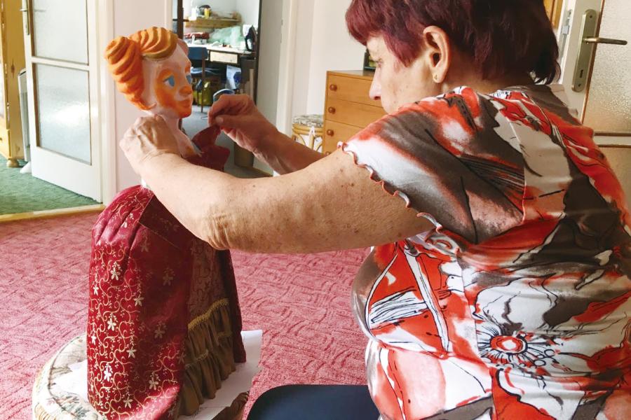 チェコでの制作風景