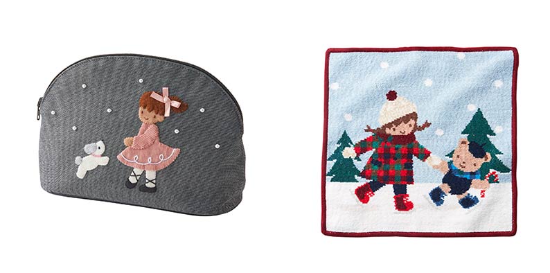 ポーチとタオルハンカチ