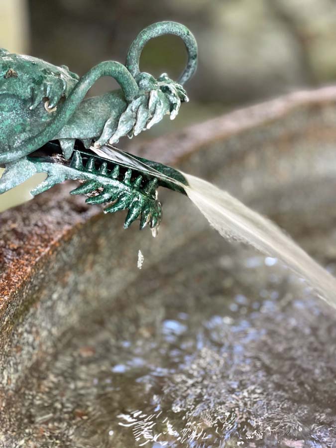 鞍馬寺の手水舎