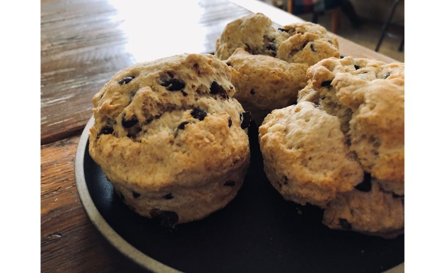 cafe upeのチョコチップスコーン