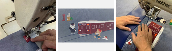 コラボグッズ制作風景