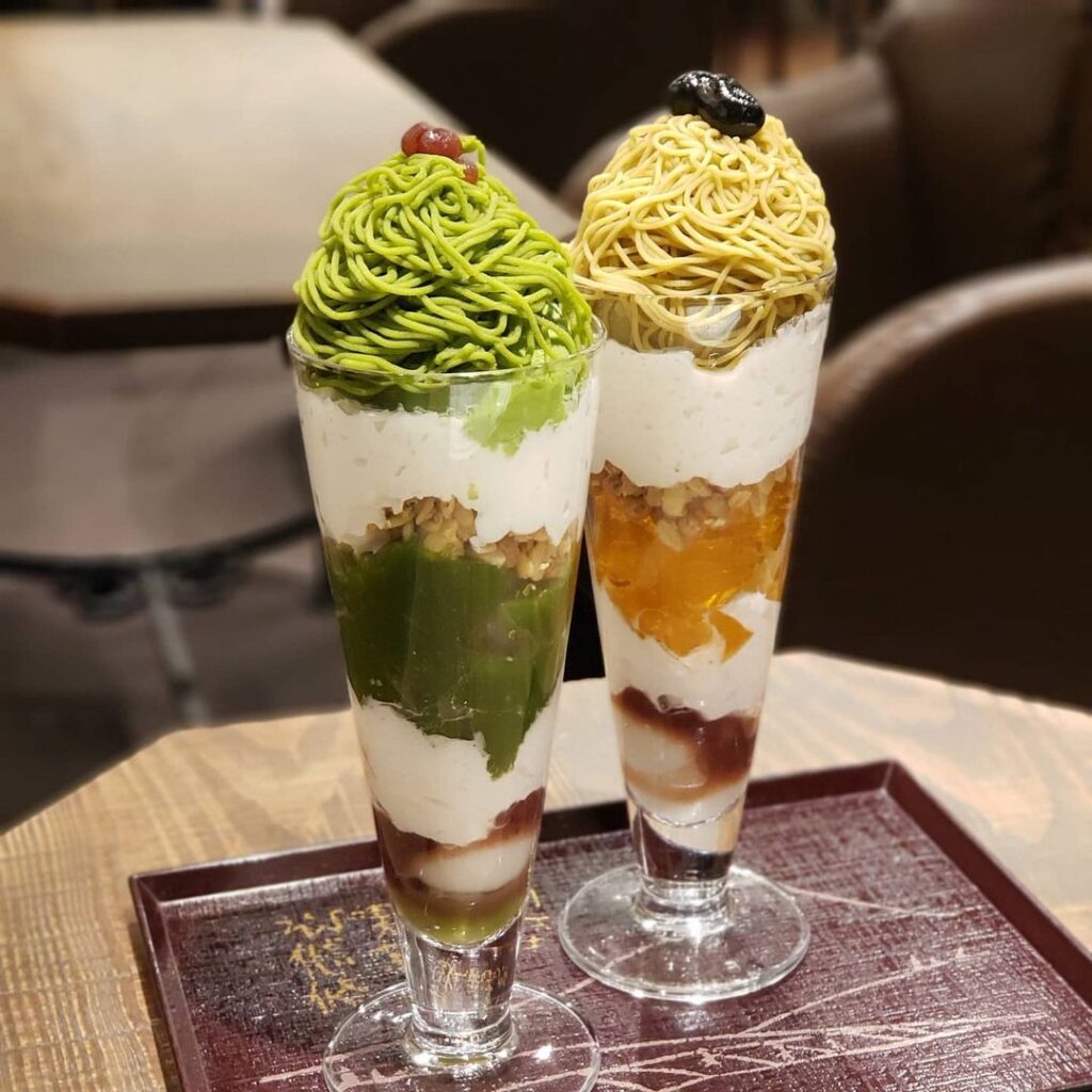 宇治園喫茶去(きっさこ) 阪急三番街店のパフェ