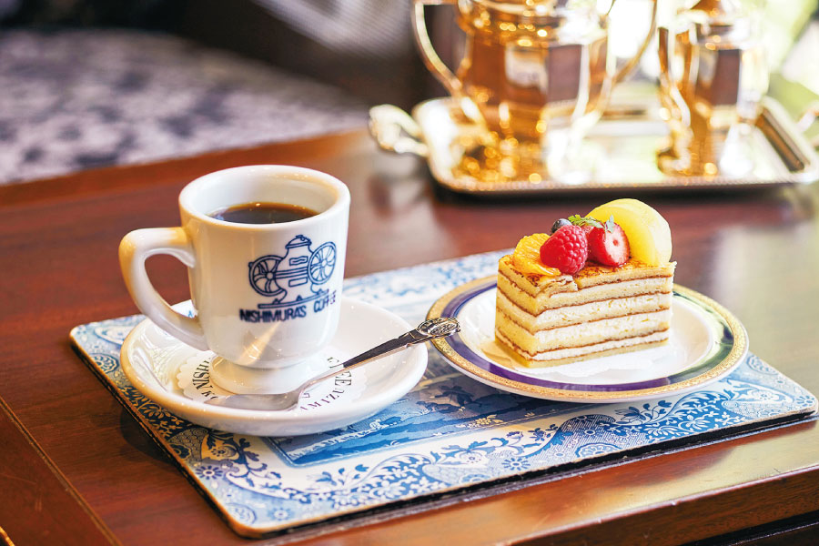 コーヒーとケーキ