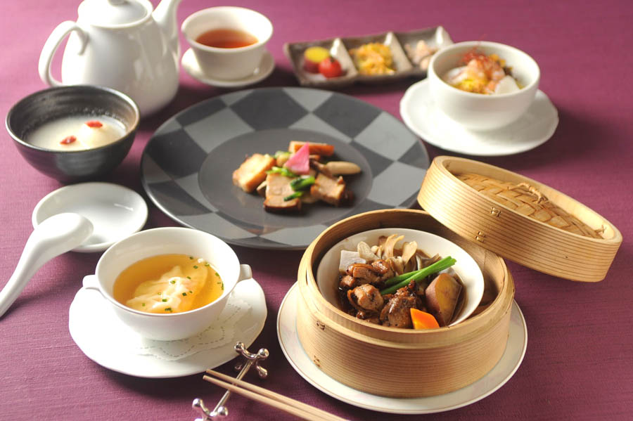 燦宮のランチの一例