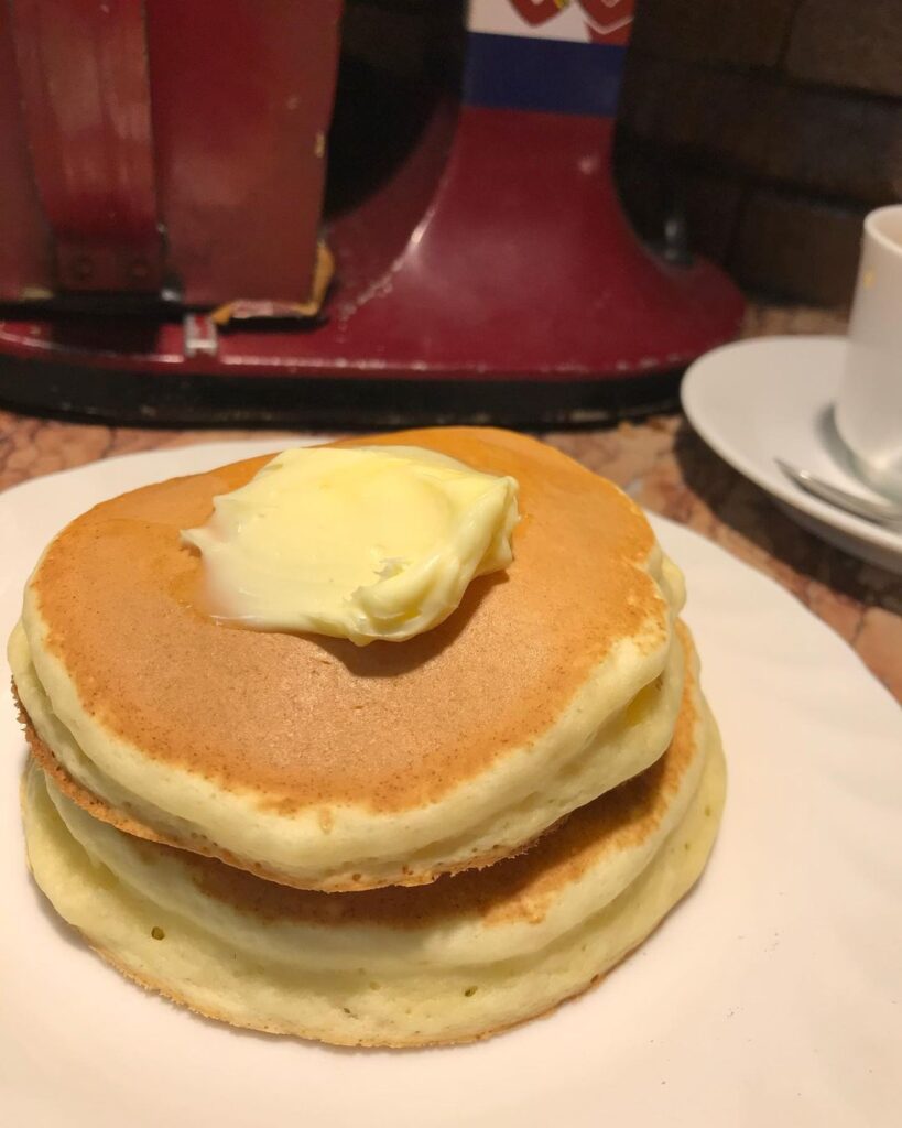 喫茶サンシャインのホットケーキ