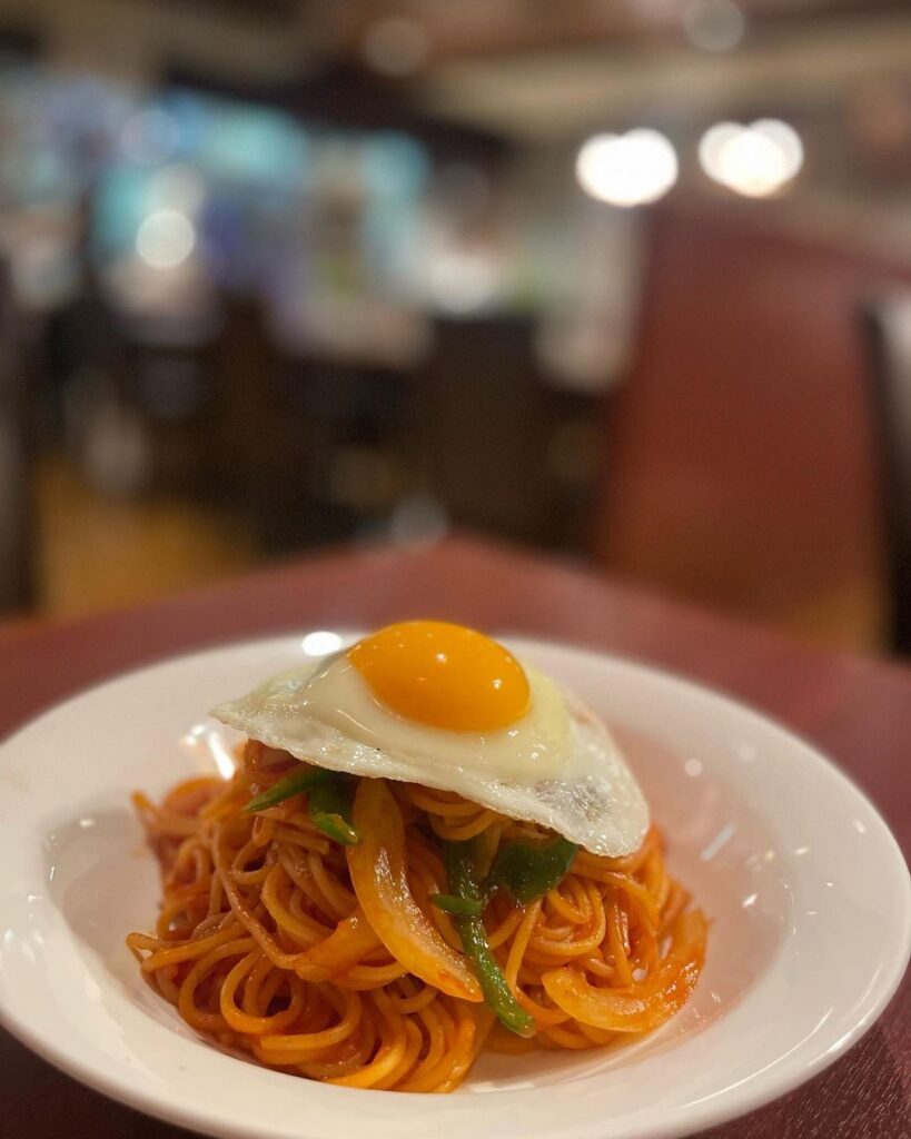 喫茶サンシャインのナポリタン