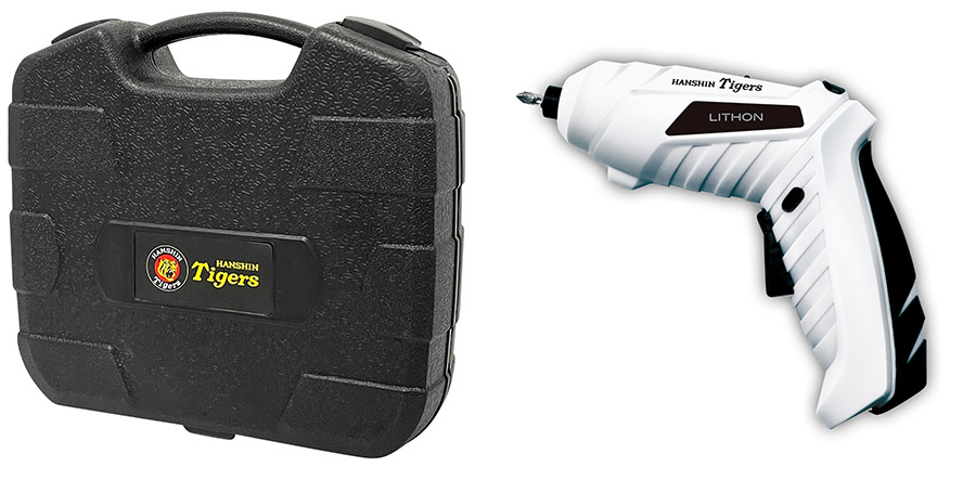 タイガースのロゴ入りドライバーセット