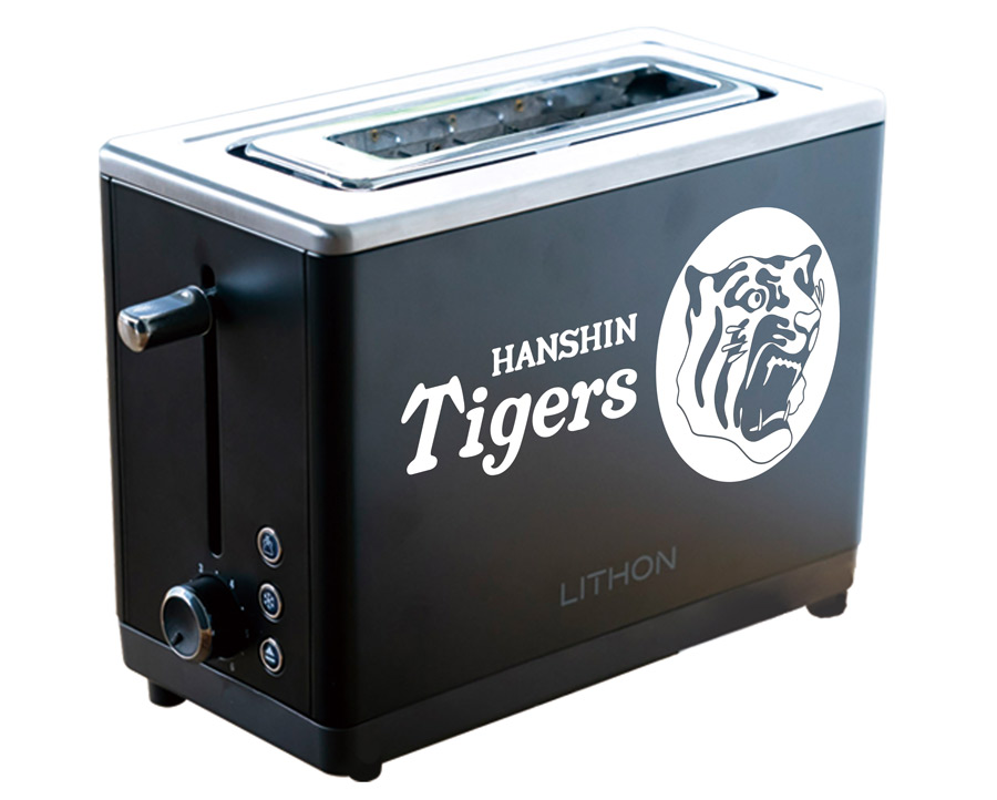 タイガースのロゴ入りとーすたー