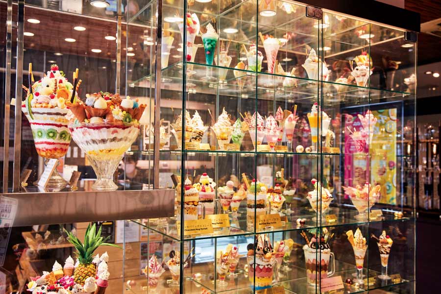 からふね屋のショーウインドウ