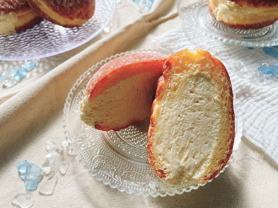 凍らせた生ドーナツ