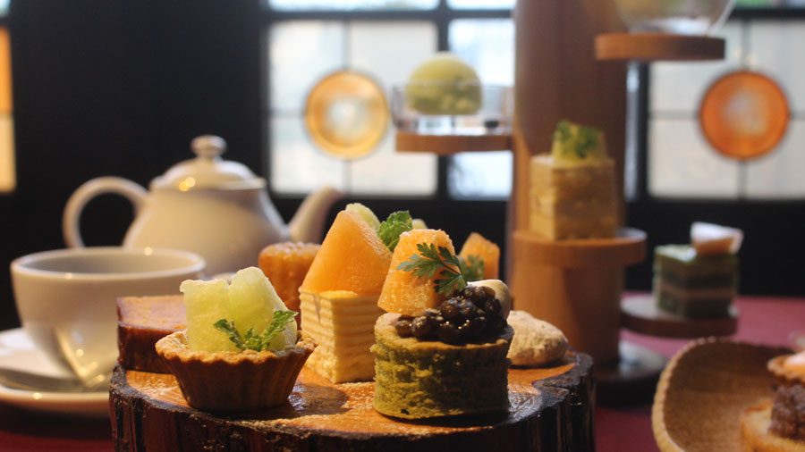 潮風にふかれながらいただくAfternoon Tea。 6月はメロンが主役　大阪港赤レンガ倉庫「LA VIE1923」