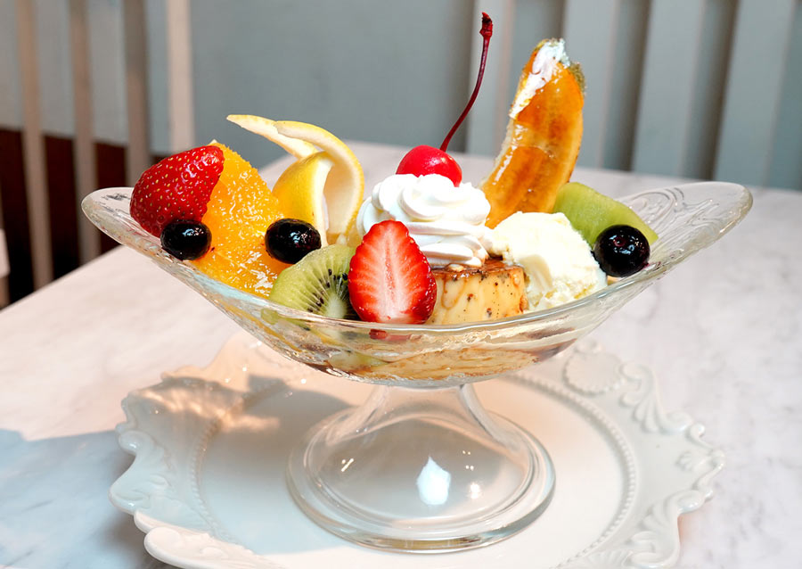 千成屋のプリンアラモード