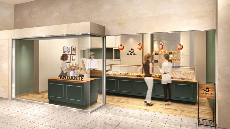 アンダンテのシンプルな内装