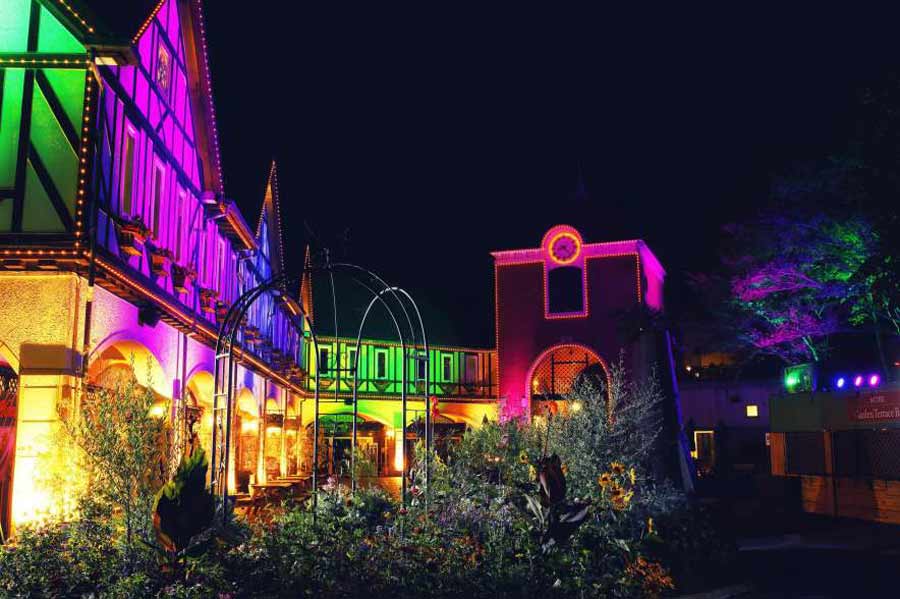 神戸布引ハーブ園のイルミネーション