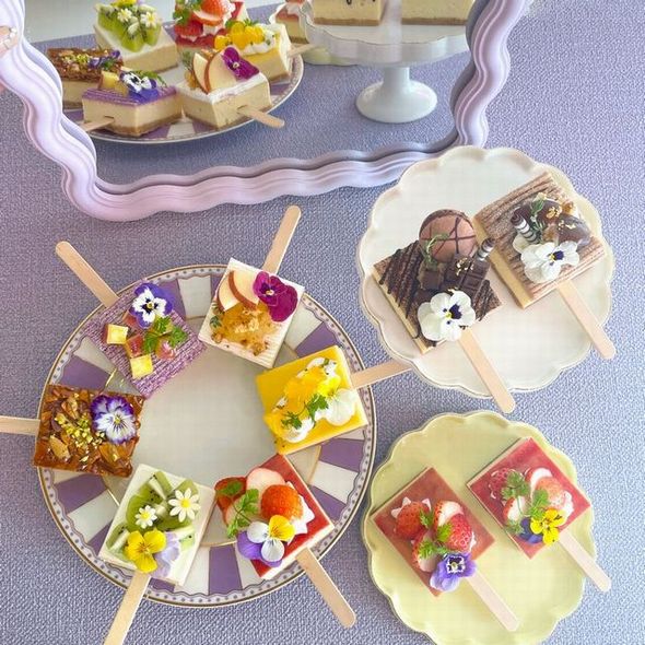 アイスキャンディーのようなチーズケーキ