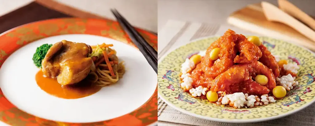 オリンピアの中華メニュー