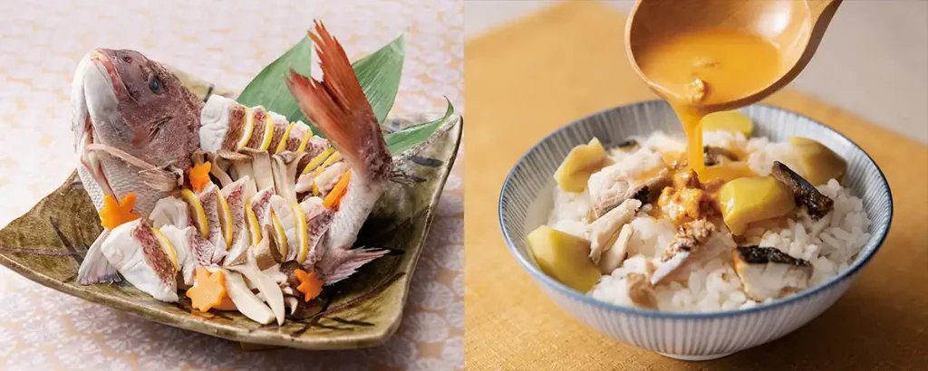 オリンピアの和食メニュー