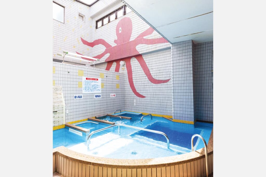 露天風呂 たこ湯