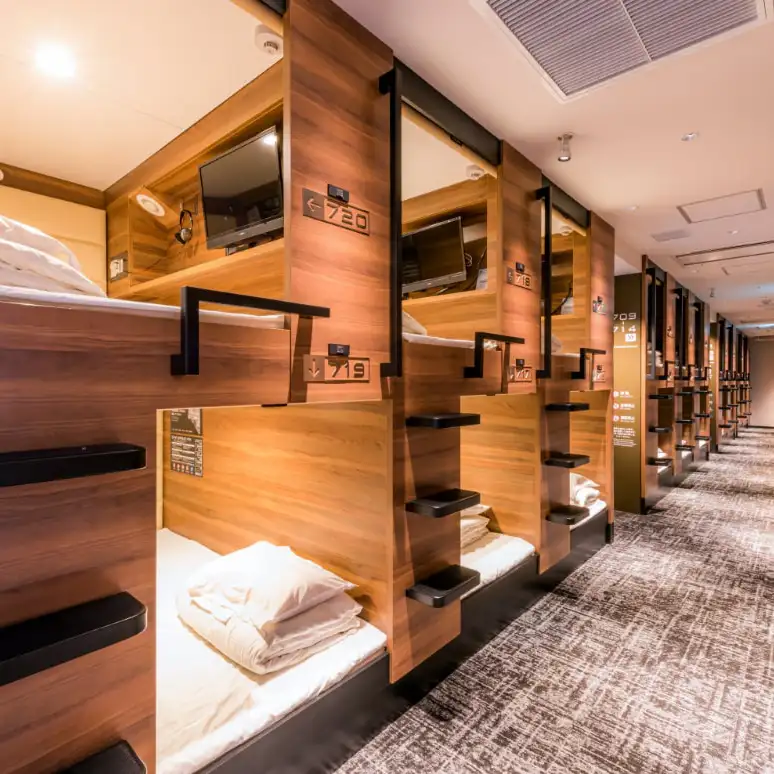 大東洋レディースのカプセルホテル