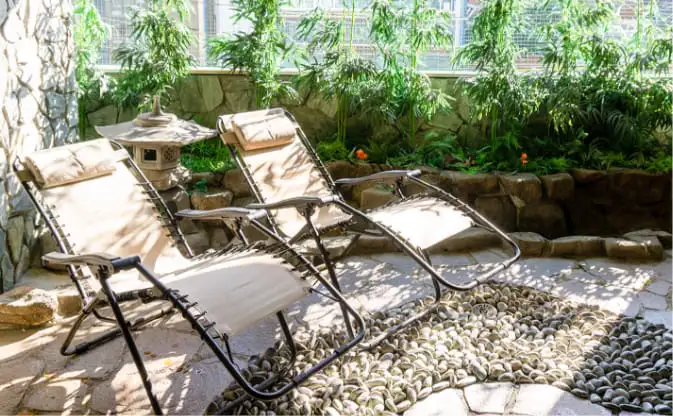 大東洋サウナの外気浴