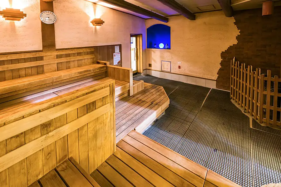 大東洋レディースのサウナルーム