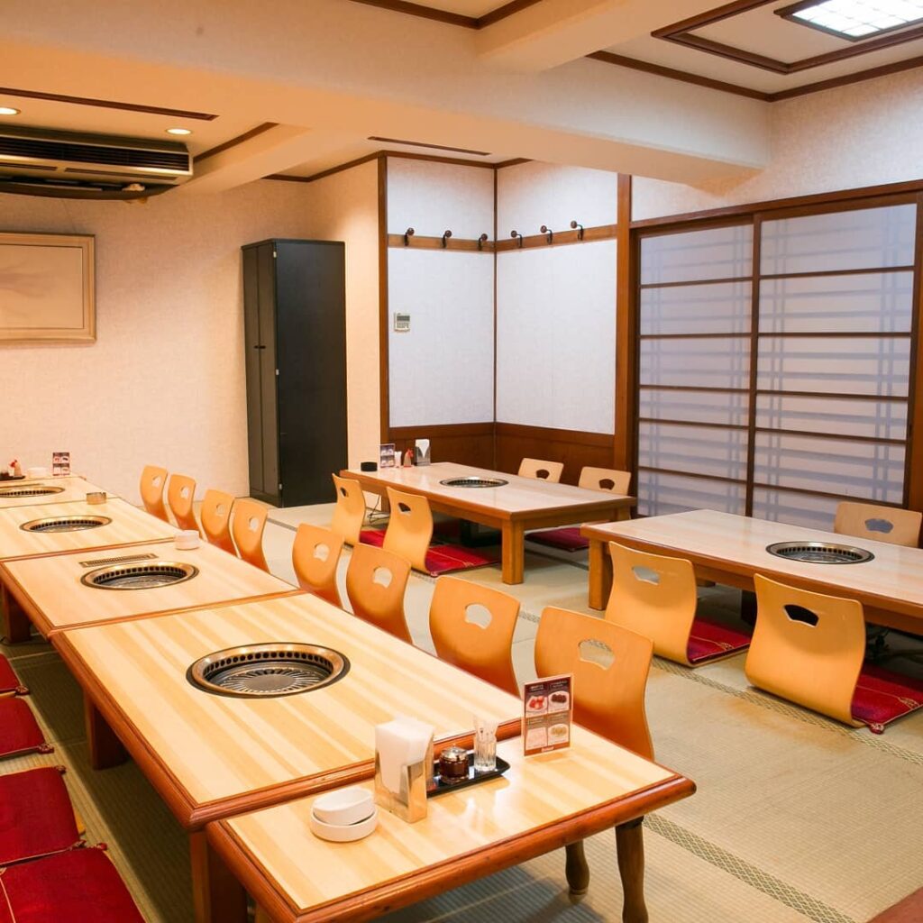 梅田明月館の座敷個室