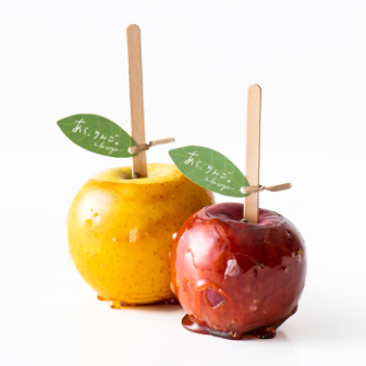 あらりんごのりんごあめ