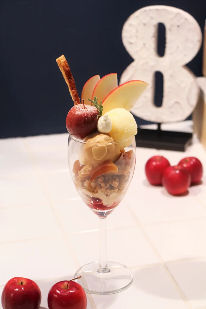 Hachi Cafe-KOBE-のりんごスイーツ