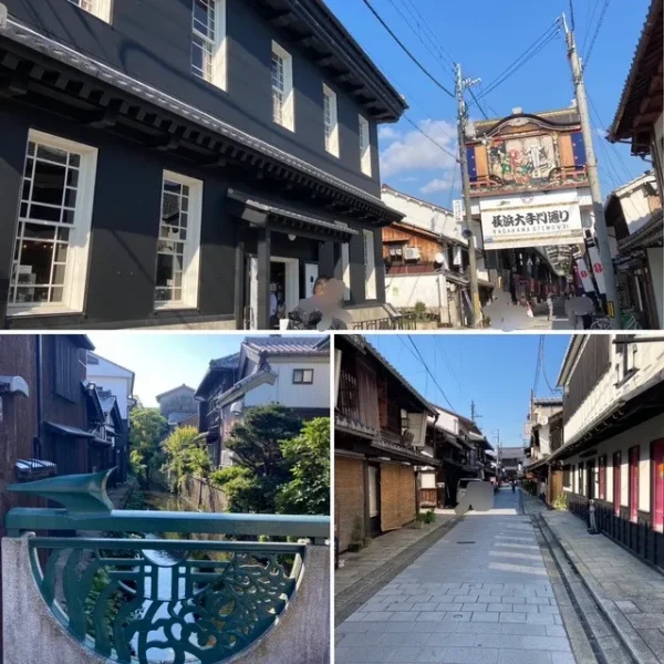 滋賀県長浜市の黒壁スクエア界隈