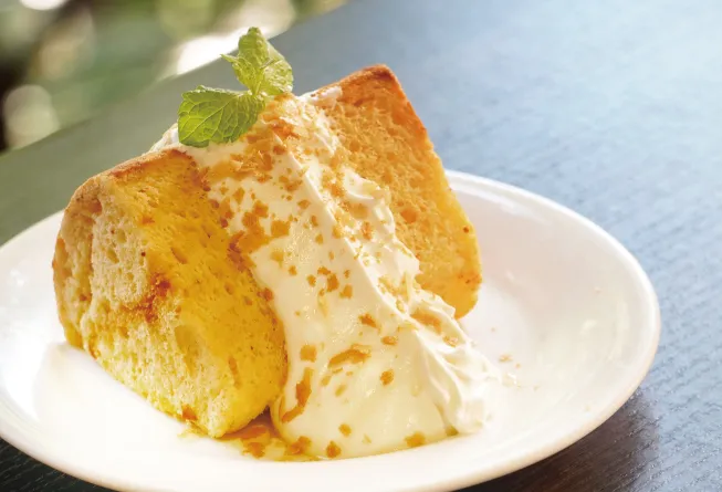 グリーンハウスシルバのメープルシフォンケーキ