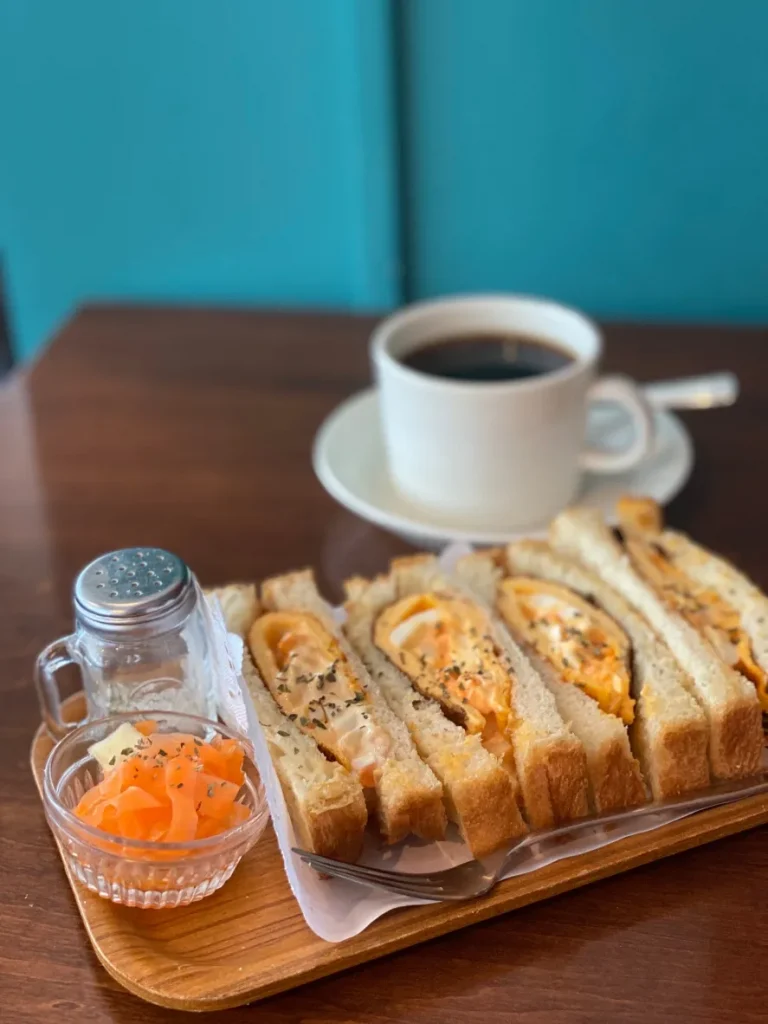 カフェゾエのたまごサンド