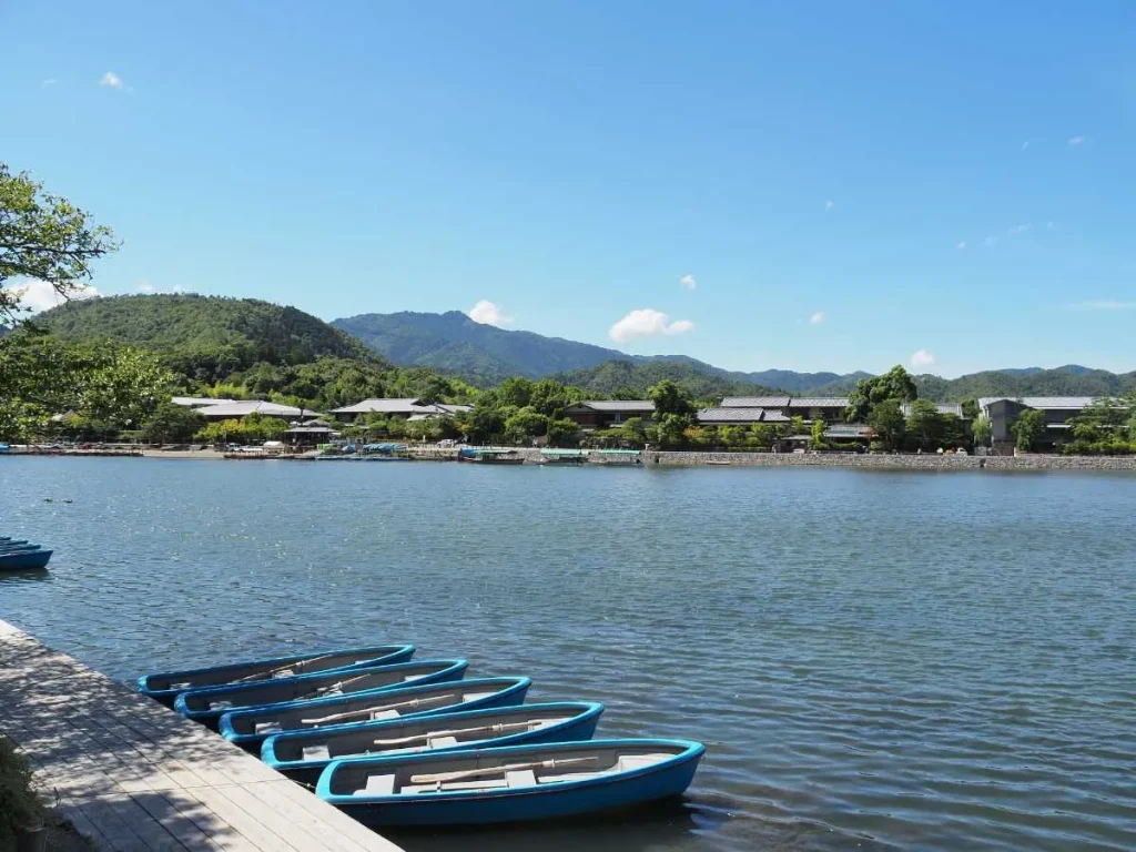 嵐山通船の船乗り場