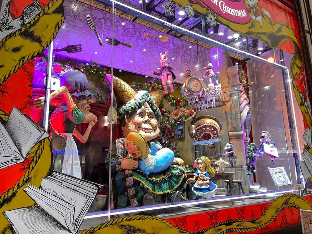 阪急うめだ本店のクリスマス装飾