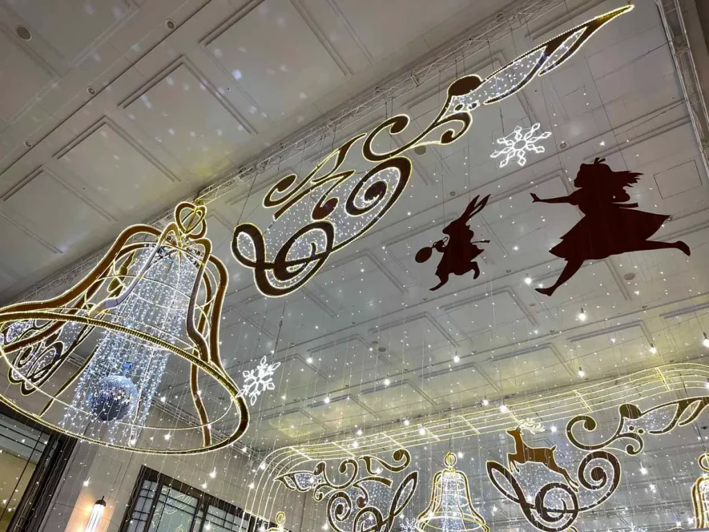 阪急大阪梅田駅のクリスマスイルミネーション