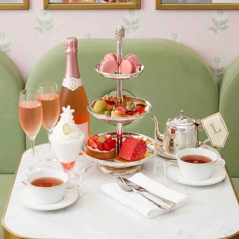 ラデュレのいちごアフタヌーンティー